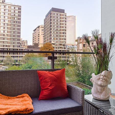 Luxury Apartments In Platinum Tower วอร์ซอ ภายนอก รูปภาพ