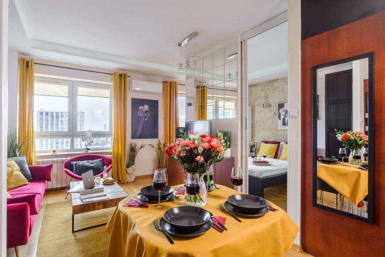 Luxury Apartments In Platinum Tower วอร์ซอ ภายนอก รูปภาพ