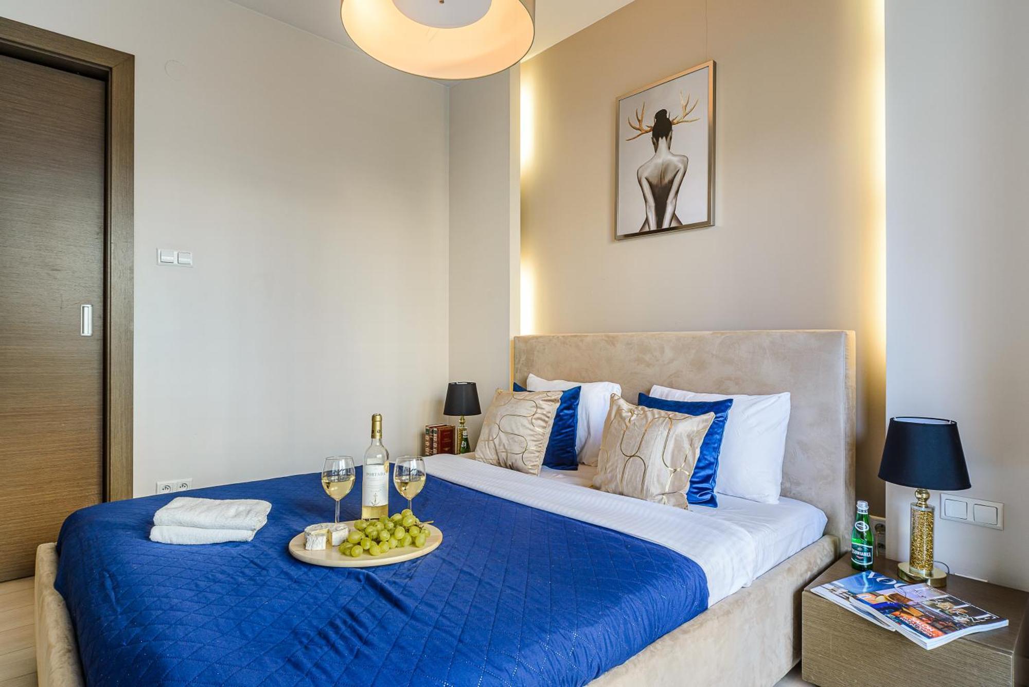 Luxury Apartments In Platinum Tower วอร์ซอ ภายนอก รูปภาพ